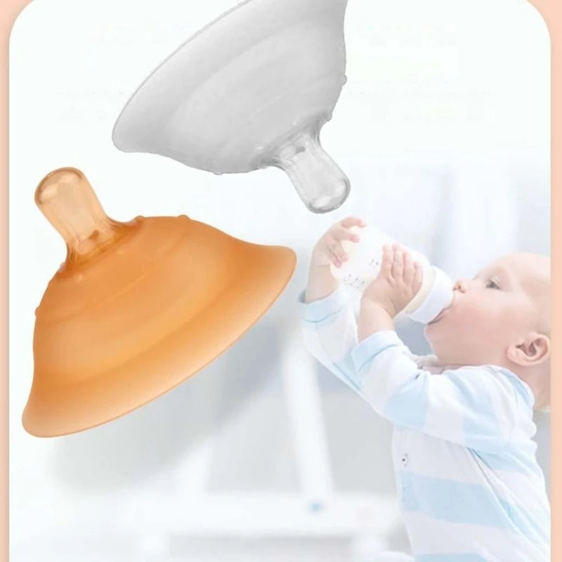 Protège-tétons en silicone double couche pour allaiter