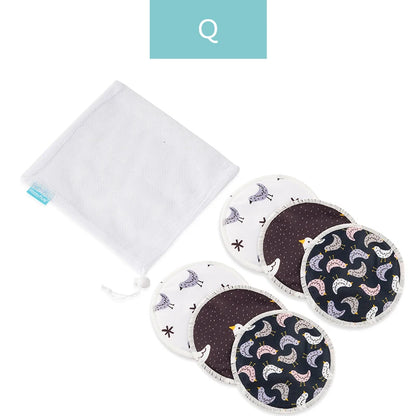 Coussinets d'allaitement en bambou super absorbants HappyFlute, à utiliser avec un sac à linge, coussinets d'allaitement lavables et imperméables, coussinets d'allaitement réutilisables