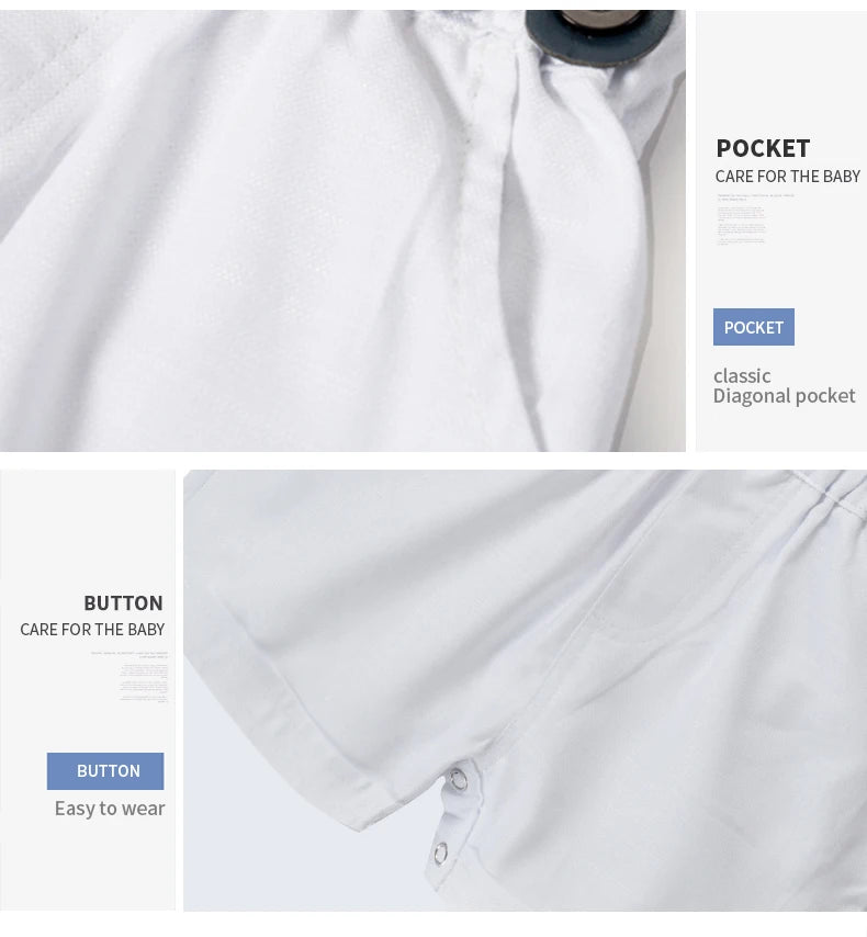 Ensemble de vêtements pour nouveau-né garçon, couleur unie, avec nœud, costume formel pour tout-petits, barboteuse bleu ciel d'été + short blanc, vêtements pour bébé