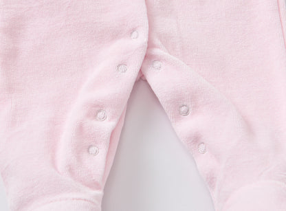 Ensemble de vêtements pour bébé fille et garçon, pyjama avec bonnets, gants, en coton respirant et doux, pyjama pour nouveau-né