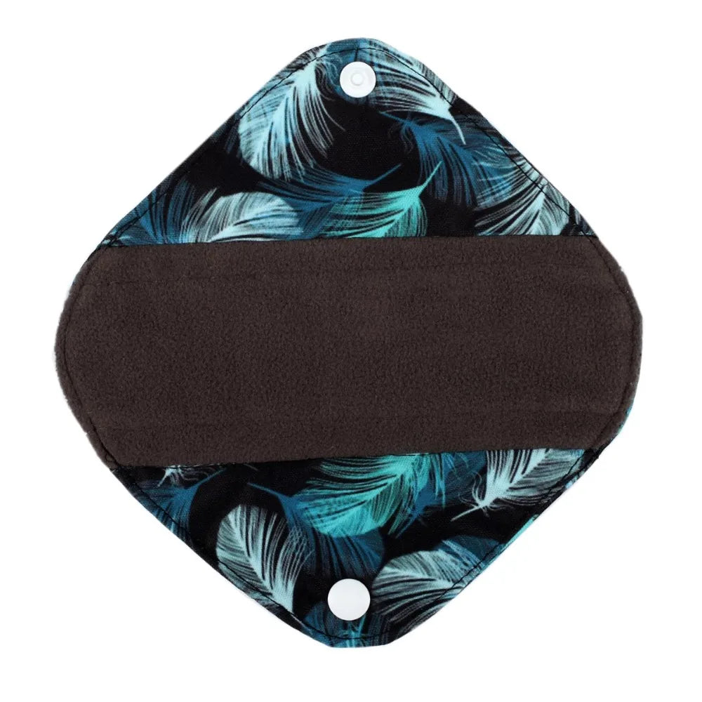 [Sigzagor] 1 protège-slip extra petit XS 7 pouces réutilisable lavable en charbon de bambou serviette hygiénique menstruelle en tissu Mama, 28 modèles