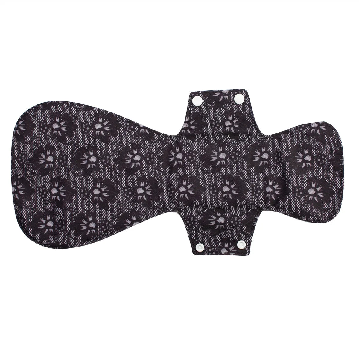 [Sigzagor] Nouvelle serviette hygiénique en tissu XXL en charbon de bambou réutilisable pour la nuit après l'accouchement 16 pouces
