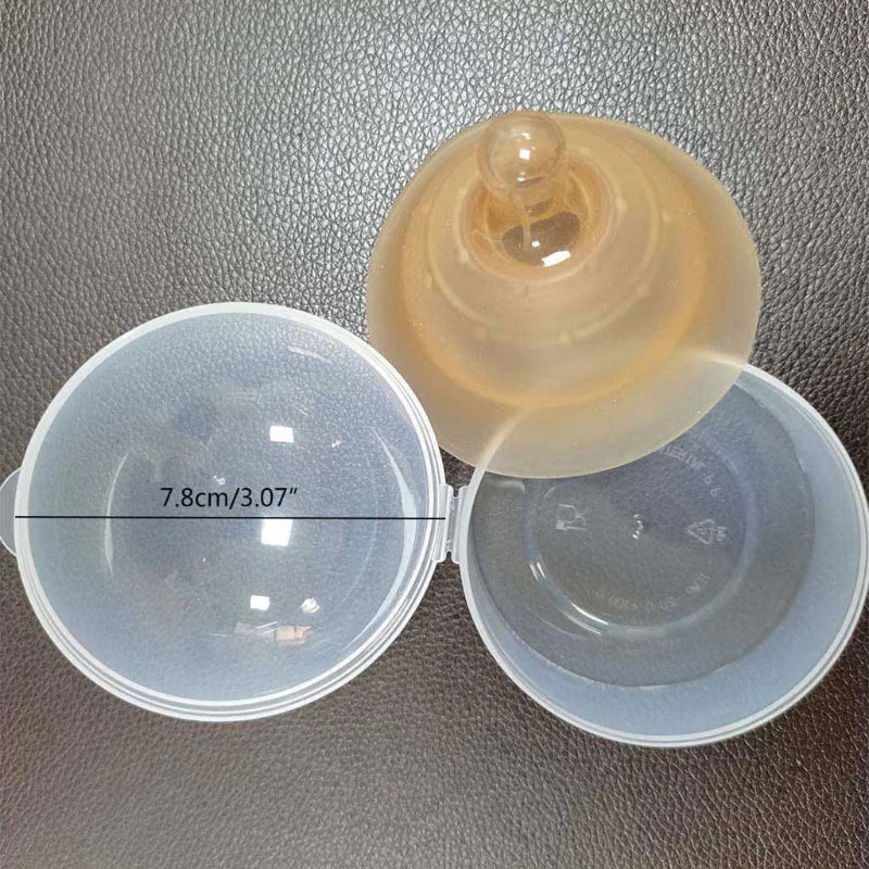 Protège-tétons en silicone double couche pour allaiter