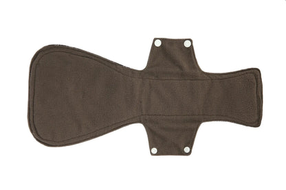 [Sigzagor] Nouvelle serviette hygiénique en tissu XXL en charbon de bambou réutilisable pour la nuit après l'accouchement 16 pouces