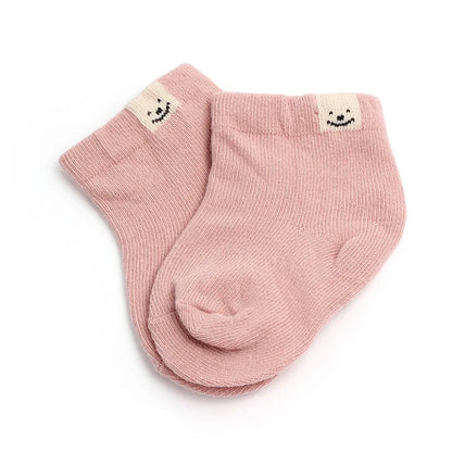 1 paire de chaussettes unisexes en coton pour bébé, nouvelle collection printemps-automne, tendance, mignonnes, couleur bonbon