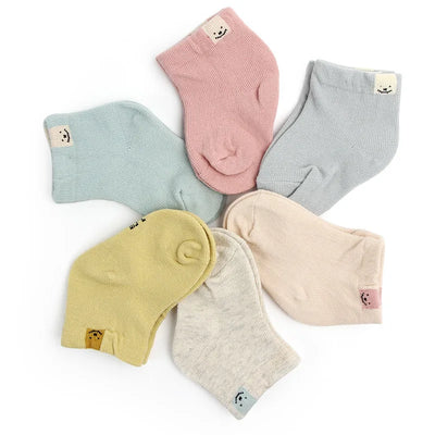 1 paire de chaussettes unisexes en coton pour bébé, nouvelle collection printemps-automne, tendance, mignonnes, couleur bonbon