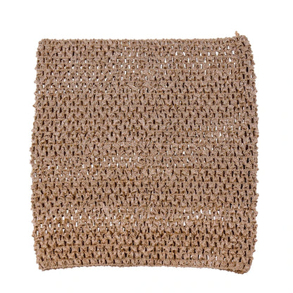 Tutu tube au crochet pour bébé fille, 23 x 25 cm, jupon au crochet, bandeaux au crochet, 10 pièces par lot, couleur au choix