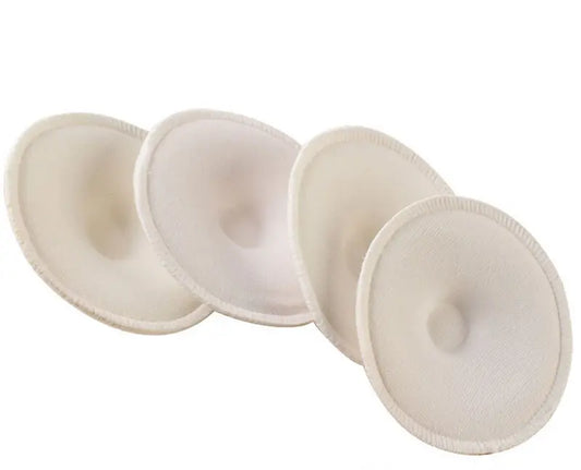 Lot de 4 coussinets d'allaitement anti-débordement, lavables, respirants et absorbants, indispensables pour les mamans