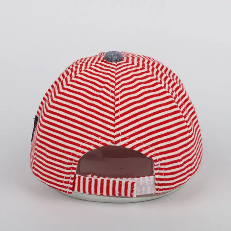 0-3Years Toddler Children Baby Boys Girls Kids Baby Baseball Cap Cartoon Hip Hop Infant Beret Sun Striped Printed Casual Hat