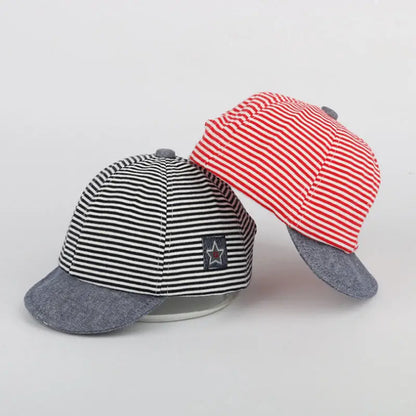 0-3Years Toddler Children Baby Boys Girls Kids Baby Baseball Cap Cartoon Hip Hop Infant Beret Sun Striped Printed Casual Hat