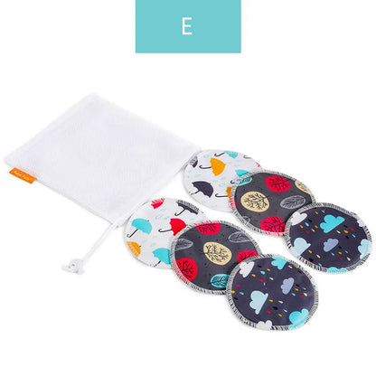 Coussinets d'allaitement en bambou super absorbants HappyFlute, à utiliser avec un sac à linge, coussinets d'allaitement lavables et imperméables, coussinets d'allaitement réutilisables