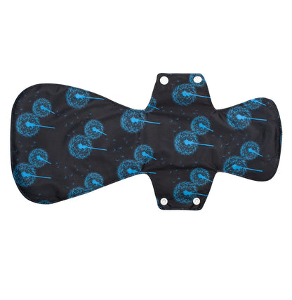 [Sigzagor] Nouvelle serviette hygiénique en tissu XXL en charbon de bambou réutilisable pour la nuit après l'accouchement 16 pouces