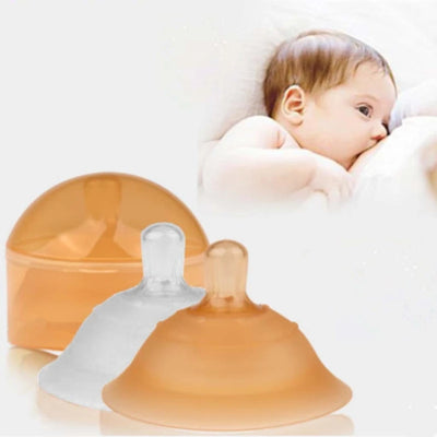 Protège-tétons en silicone double couche pour allaiter
