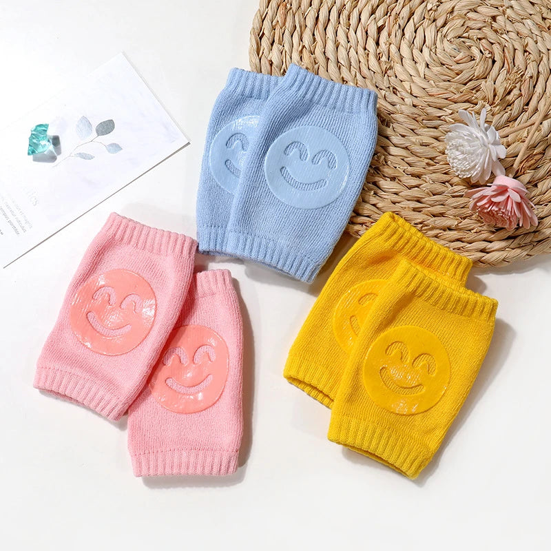 Accessoires pour bébé Genouillères Jambières Guêtres Sécurité Sourire Fille Garçon Enfants Ramper Coudières Genouillères Glissades Tout-petits Protecteur Nourrisson