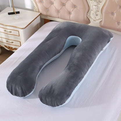 Coussin de grossesse 120 x 70 cm pour femmes enceintes, coussin moelleux pour la grossesse, la maternité, l'allaitement et le sommeil, livraison directe