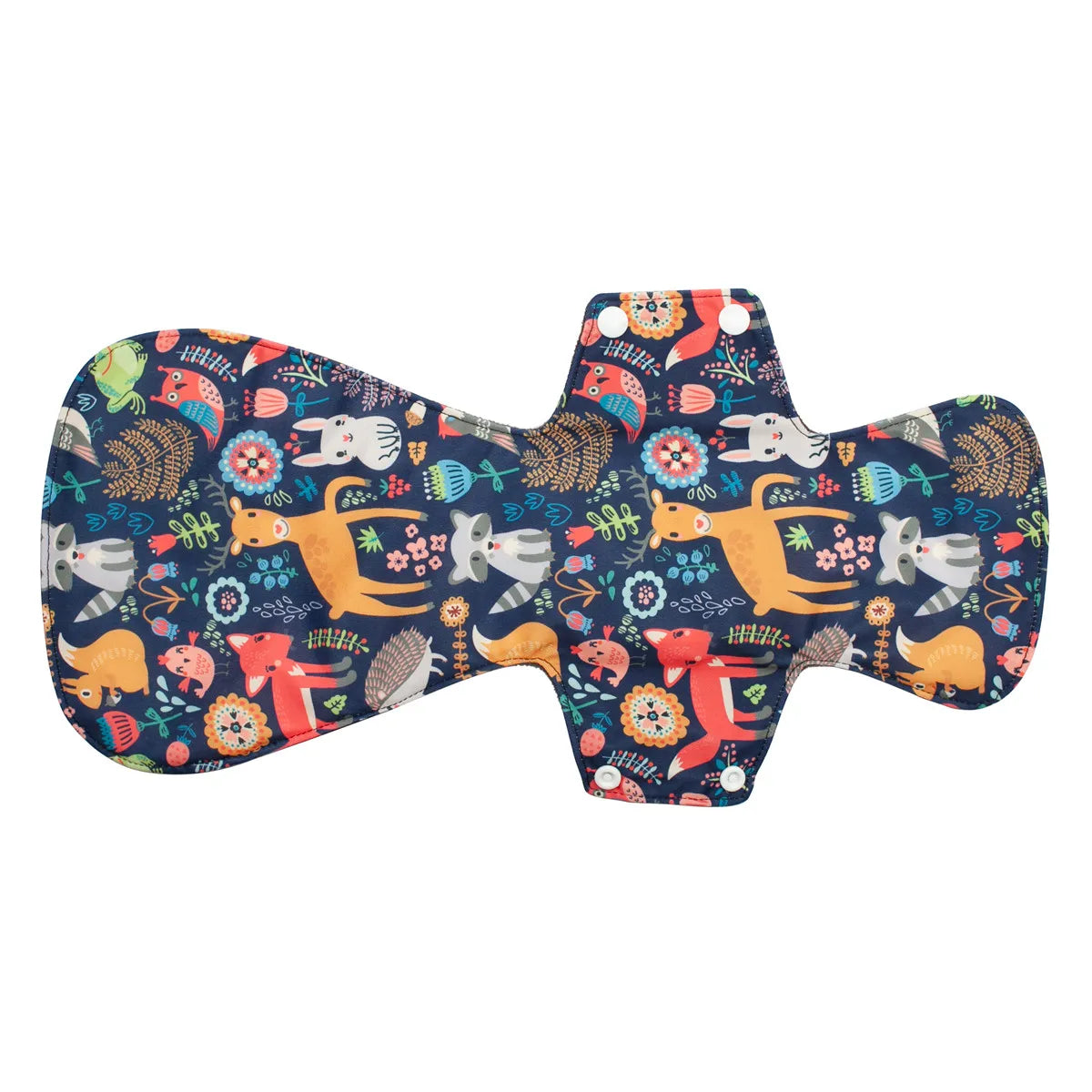 [Sigzagor] Nouvelle serviette hygiénique en tissu XXL en charbon de bambou réutilisable pour la nuit après l'accouchement 16 pouces