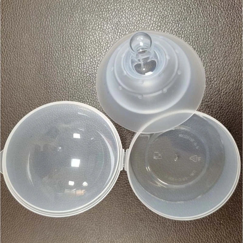 Protège-tétons en silicone double couche pour allaiter