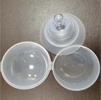 Protège-tétons en silicone double couche pour allaiter