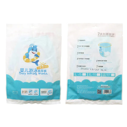 2025 Baby disposable diapers Swim  Waterproof Diapers Infant Swimming Diapers 5Pcs
