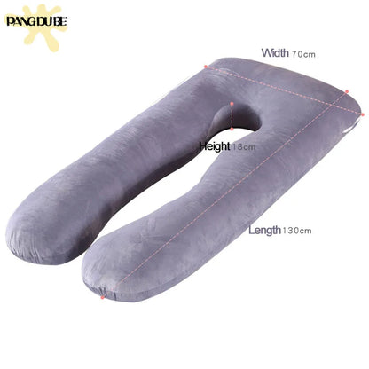 Coussin de grossesse PANGDUBE 130 x 70 cm, coussin de taille pour femmes enceintes, coussin d'allaitement pour femmes