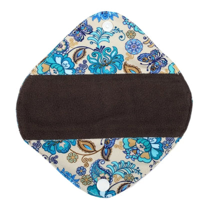[Sigzagor] 1 protège-slip extra petit XS 7 pouces réutilisable lavable en charbon de bambou serviette hygiénique menstruelle en tissu Mama, 28 modèles