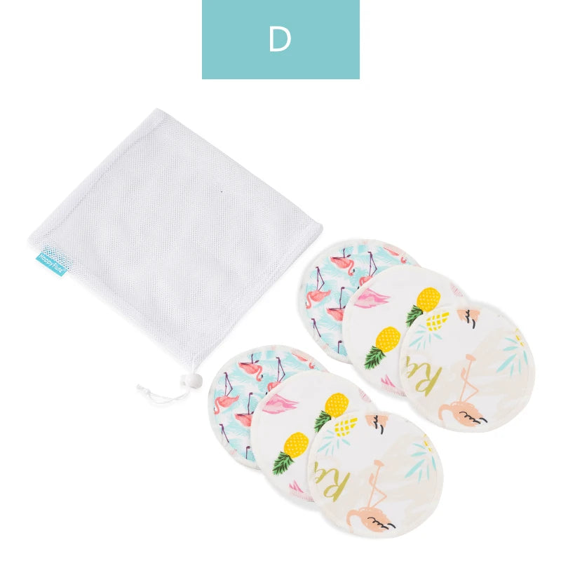 Coussinets d'allaitement en bambou super absorbants HappyFlute, à utiliser avec un sac à linge, coussinets d'allaitement lavables et imperméables, coussinets d'allaitement réutilisables