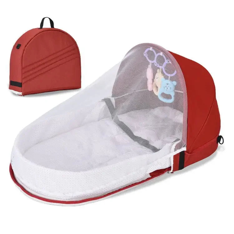 Baby Bed Cribs Newborns Sleeping Nest Travel Beds Foldable Babynest Mosquito Net Bassinet Infant Sleeping Basket For 0-24month