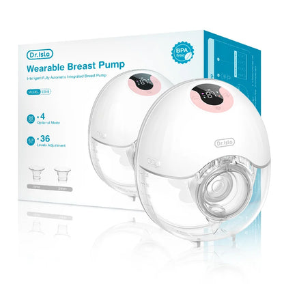 1PCS Wearable Electric Breast Pump 4Modes & 36Levels Comfort Milk Collector Portable Electric Breast Pump BPA FREE 210Ml
