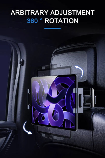 Kids Rear Seat Ipad Holder Car Seat Back Storage Hook for Phone Ipad Support Travel Child Baby Watching Cartoon Headrest Bracket