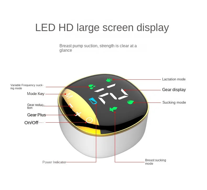 Nouveau tire-lait électrique portable LCD, automatique, mains libres, silencieux, rechargeable par USB, extracteur de lait pour bébé, allaitement maternel, sans BPA