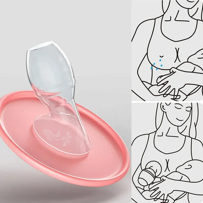 Tire-lait manuel en silicone de qualité alimentaire, récupérateur de lait maternel, tire-lait manuel en silicone, économiseur de lait maternel, accessoires pour tire-lait pour bébé