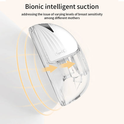 Tire-lait électrique portable mains libres MY-375, léger, avec écran LED, 4 modes et 12 niveaux