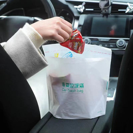 Baby Diaper Storage Bag Interior Car Seat Back Diaper Waste Organizer Kids Tissue Rubblish Storage Bag Protable Auto Waste Bags