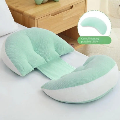 Coussin de taille pour femmes enceintes, oreiller de maternité doux en forme de U, coussin de soutien abdominal confortable, coussin de grossesse, oreiller de sommeil