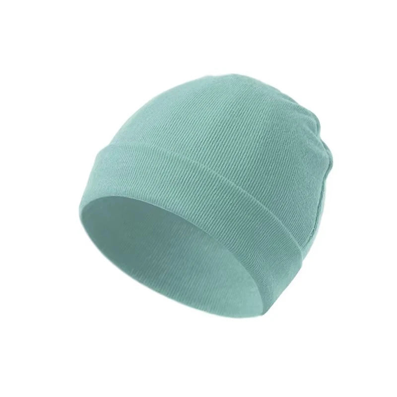 Hats for Newborn Baby Beanie Cotton Infant Bonnet Baby Cap for Girls Boys Kids Hats Newborn Photography Props Accessories 0-3M