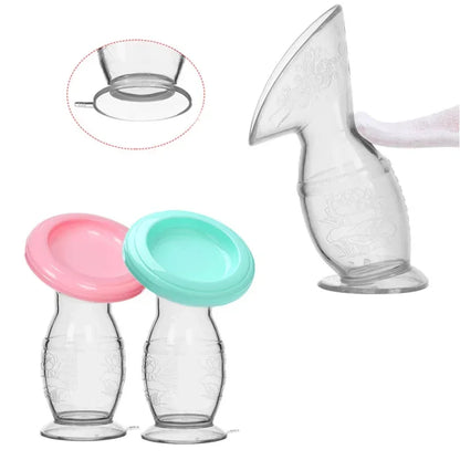 Tire-lait manuel en silicone de qualité alimentaire, récupérateur de lait maternel, tire-lait manuel en silicone, économiseur de lait maternel, accessoires pour tire-lait pour bébé