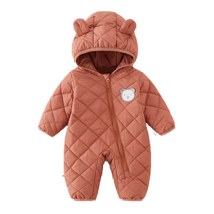 Les nourrissons et les jeunes enfants sortent en hiver avec des manteaux épais en coton à capuche Vêtements d'extérieur pour hommes et femmes Bébé Bébé fille Personnel