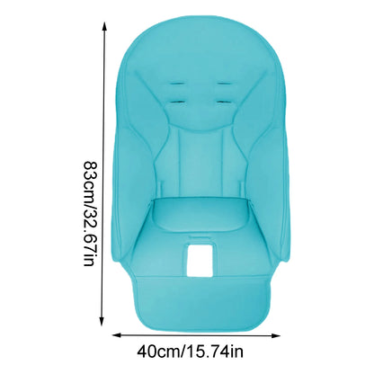 Portable Dining Chair Cover Baby PU Leather Dining Chair Pad Soft Multifunctional Seat Cover With Padding For Kids Children