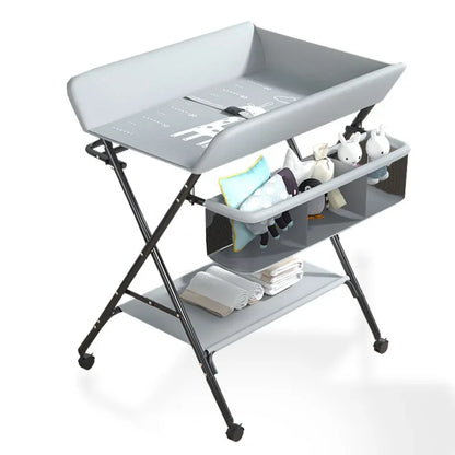 Multi-functional Baby Care Table, Newborn Baby Touch Table, Baby Diaper Changing Portable, Foldable Washable Bath Stand