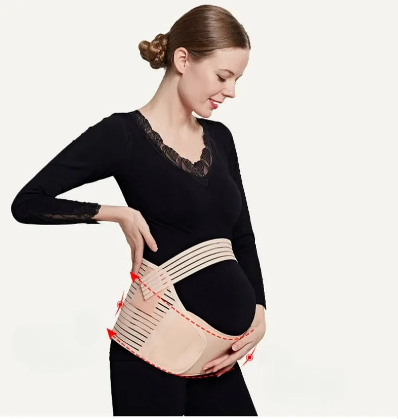 Ceinture de soutien abdominale pour femmes enceintes, ceinture de soutien ajustable pour le dos, ceinture de protection pour la maternité et la grossesse