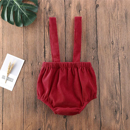 Short d'été à bretelles pour bébé de 0 à 24 mois, salopette ajustable avec bretelles boutonnées, short ample, barboteuse pour fille et garçon