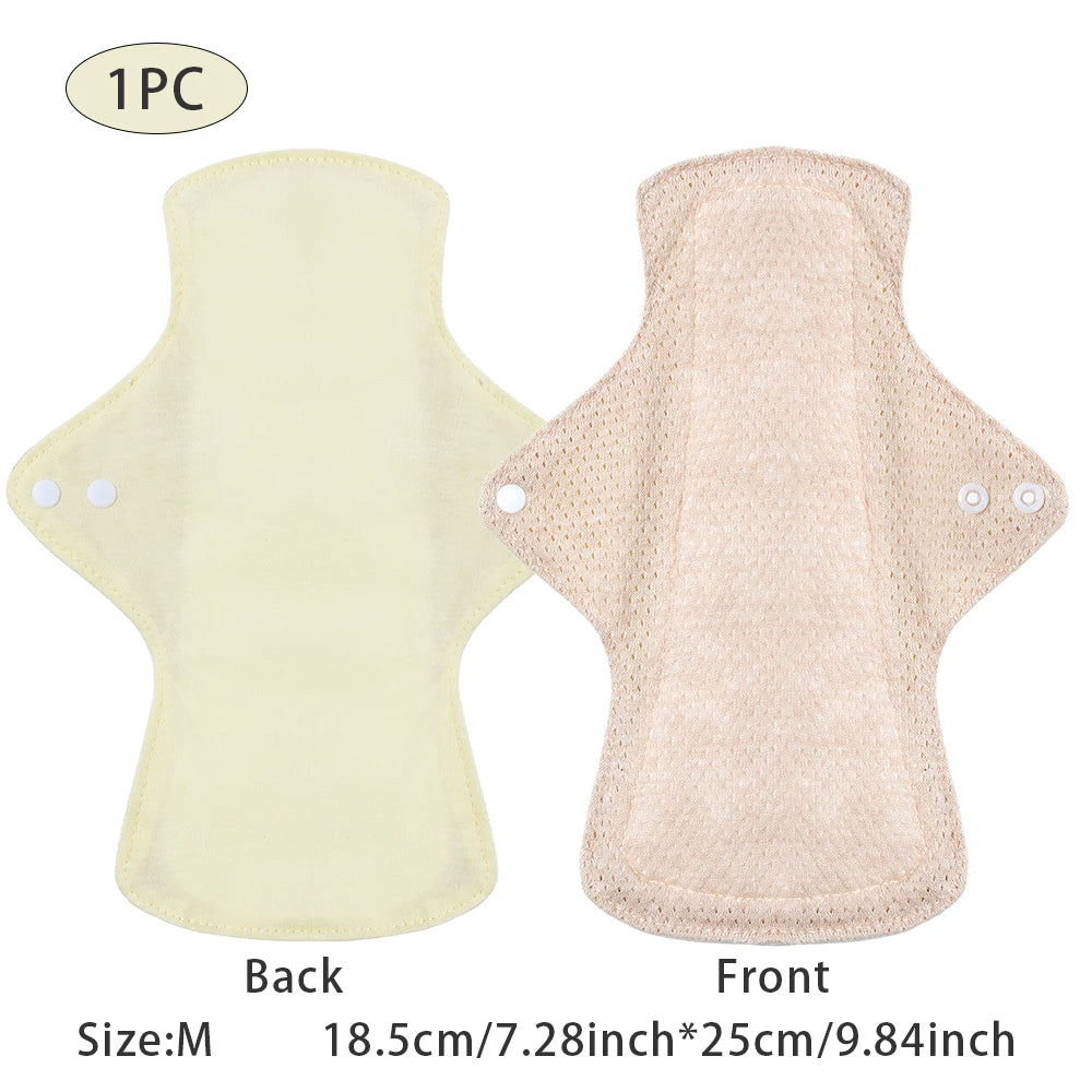 Serviettes hygiéniques en coton coloré BIAI, lavables et réutilisables, très absorbantes et respirantes, cadeau pour femme