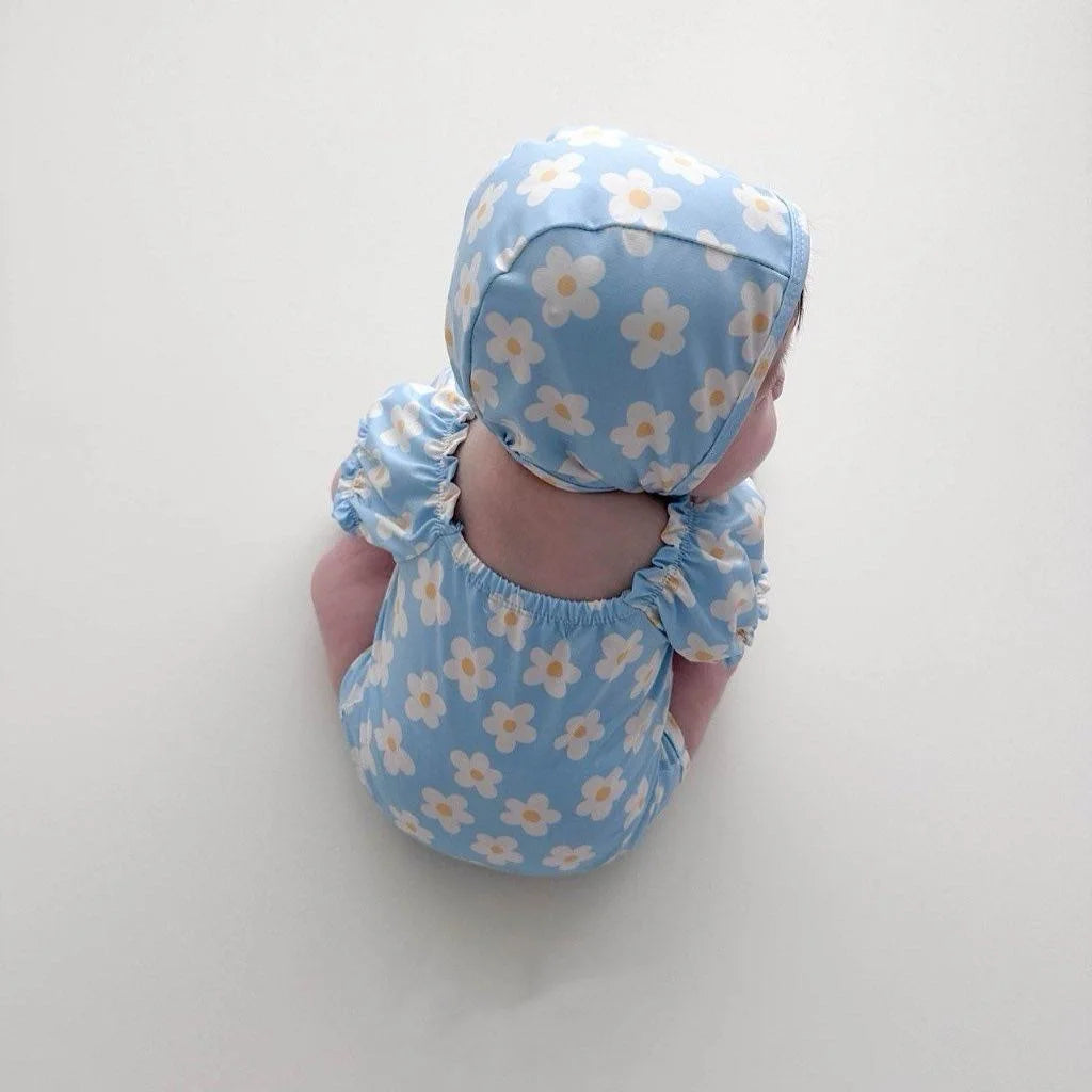 Maillot de bain pour bébé, modèle 6314, combinaison d'été coréenne pour nourrissons, vêtements de natation avec chapeau, style escalade en bord de mer, 2025