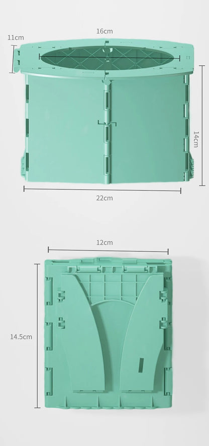 Portable Potty Child Travel Baby Pot Foldable Children's Potty Training Seat Easy to Clean Toilet Child Potty Training Seat