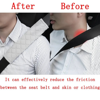 Universal Car Seat Belt Cover Adjustable Plush Car Safety Belt Cover Shoulder Pad for Kids Child Adults Car Interior Accessories
