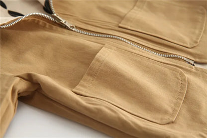 Veste bébé bébé fille coupe-vent printemps et automne nouvelle veste à capuche double face à pois pour enfants veste bébé garçon