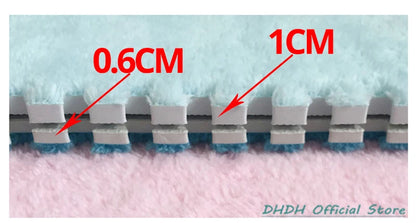 20pcs Activities Mat For Baby Soft Plush Kids Carpet   Children's Play Rugs Toys EVA Foam Babies Puzzle Interlock Floor Mats 30*