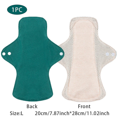 Serviettes hygiéniques en coton coloré BIAI, lavables et réutilisables, très absorbantes et respirantes, cadeau pour femme