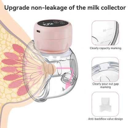 1 tire-lait portable mains libres électrique entièrement automatique intégré tire-lait portable allaitement indolore