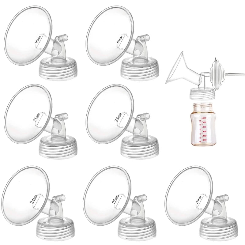 Upgraded Wide Neck Parts Wide Mouth Flanges for Breast Electric Breast Accessories for Electric